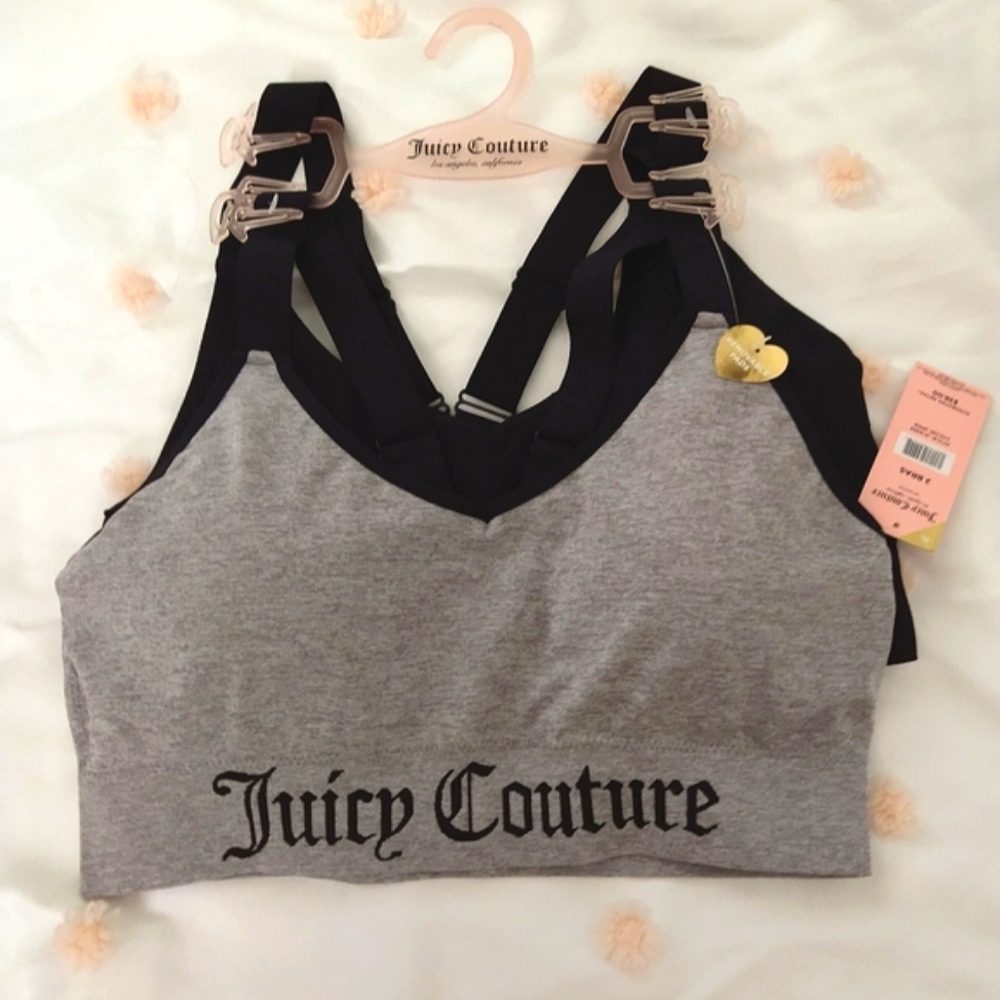 Juice Couture 2PC NWT 🌸Wire free +Seamless 🌸BRA SET SIZE XL